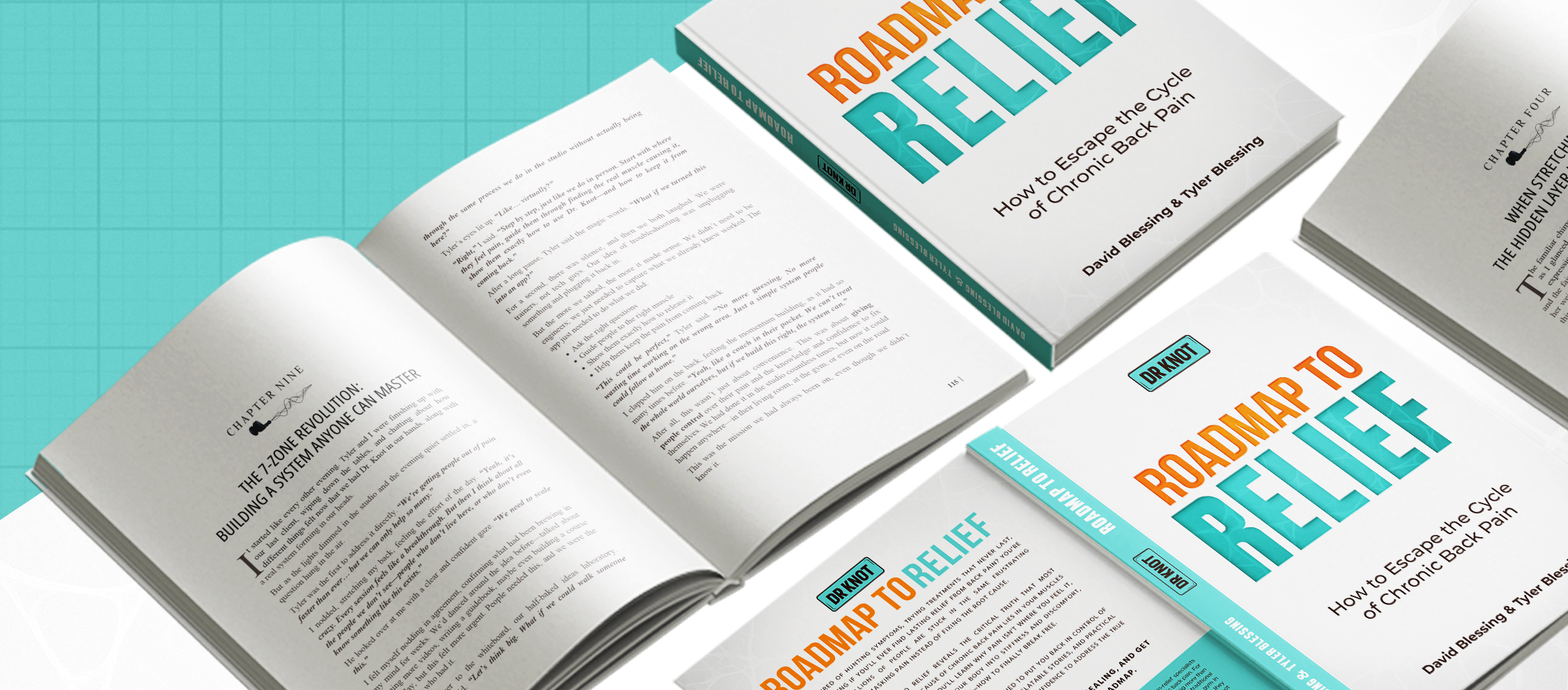 Open Roadmap to Relief book spread