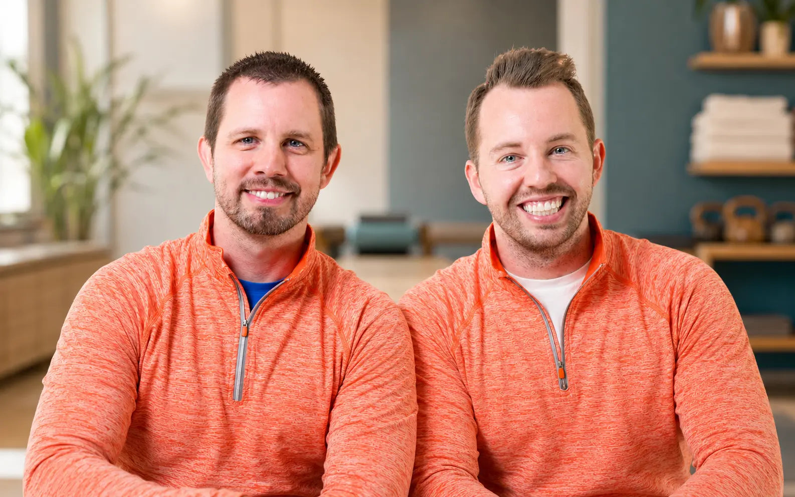 David and Tyler Blessing, founders of Dr. Knot