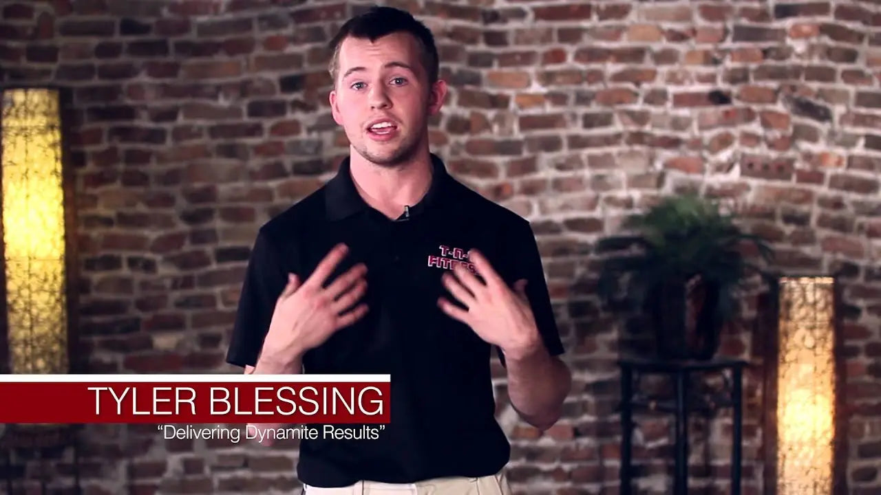 Tyler Blessing speaking in a 2014 TNT Health and Fitness video