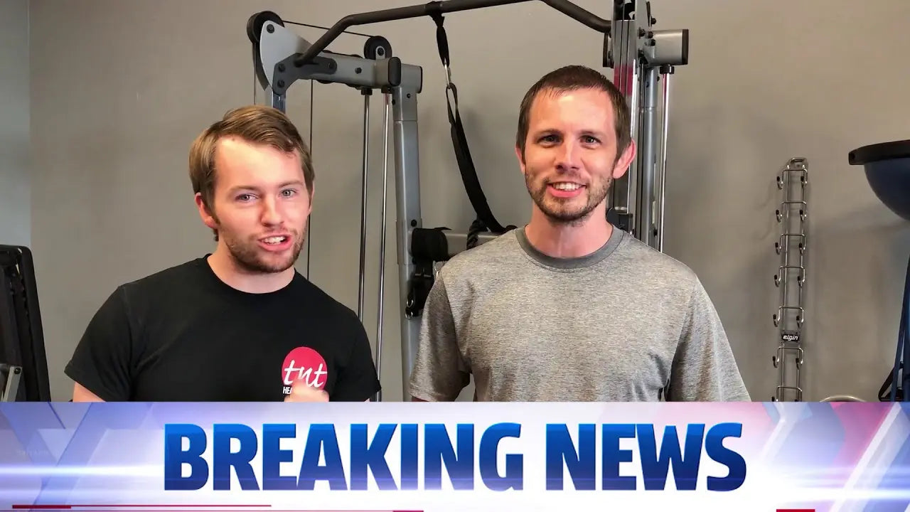 David and Tyler Blessing together in the TNT studio